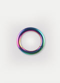 Titanium Plated Hinged Ring 14G | Rainbow-Image 1
