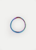 Titanium Plated Hinged Ring 16G | Rainbow-Image 2