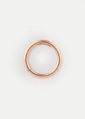 Titanium Plated Hinged Ring 16G | Rose Gold-Image 1