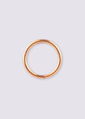 Titanium Plated Hinged Ring 16G | Rose Gold-Image 2