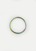 Titanium Plated Hinged Ring 20G | Rainbow-Image 2