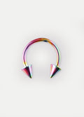 Titanium Plated Spike Horseshoe 16G | Rainbow-Image 2