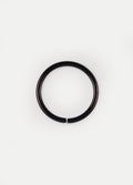 Titanium Plated Split Ring 18G | Black-Image 2