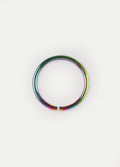 Titanium Plated Split Ring 18G | Rainbow-Image 2
