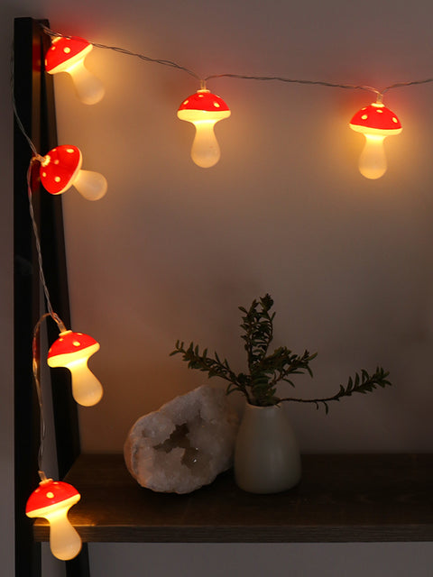 Toadstool Mushroom String Light