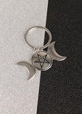 Triple Moon Keyring | One Colour-Image 1