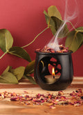 Triple Moon Pentacle Soapstone Resin Burner | One Colour-Image 1