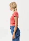 Tropics - Organic Recycled Baby T-Shirt | Washed Hibiscus-Image 2