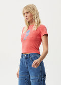 Tropics - Organic Recycled Baby T-Shirt | Washed Hibiscus-Image 4