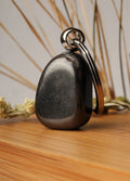 Tumbled Crystal Keyring | Magnetic Hematine-Image 1