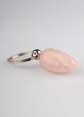 Tumbled Crystal Keyring | Rose Quartz-Image 2