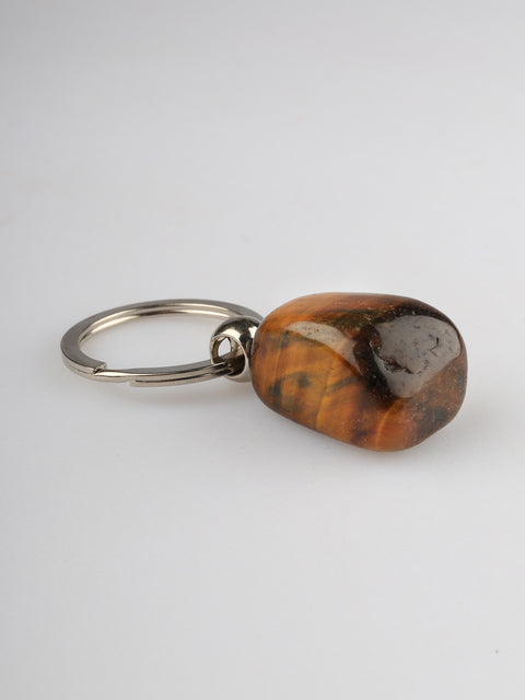 Tumbled Crystal Keyring