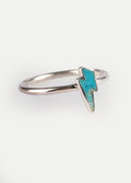 Turquoise Bolt Sterling Silver Ring | One Colour-Image 3
