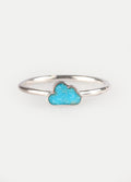 Turquoise Cloud Sterling Silver Ring | One Colour-Image 2
