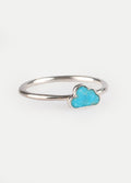 Turquoise Cloud Sterling Silver Ring | One Colour-Image 3