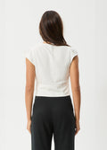 Twila - Linen Button Up Top | White-Image 4
