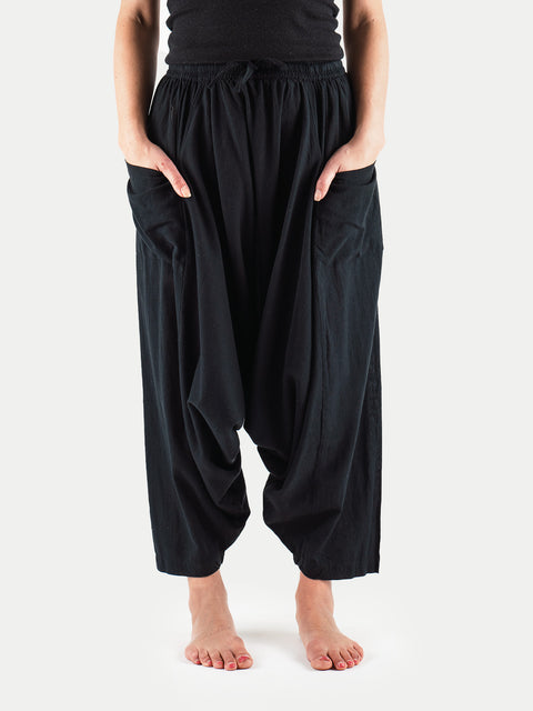 Unisex Cotton Harem Pants