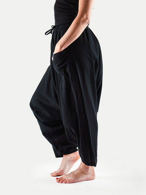 Unisex Cotton Harem Pants