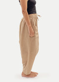 Unisex Cotton Harem Pants | Tan-Image 2