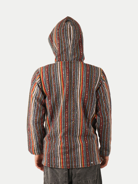 Unisex Cotton Stripey Hoody