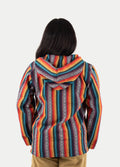 Unisex Cotton Stripey Hoody | Rainbow-Image 6
