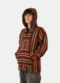 Unisex Cotton Stripey Hoody | Rasta-Image 3