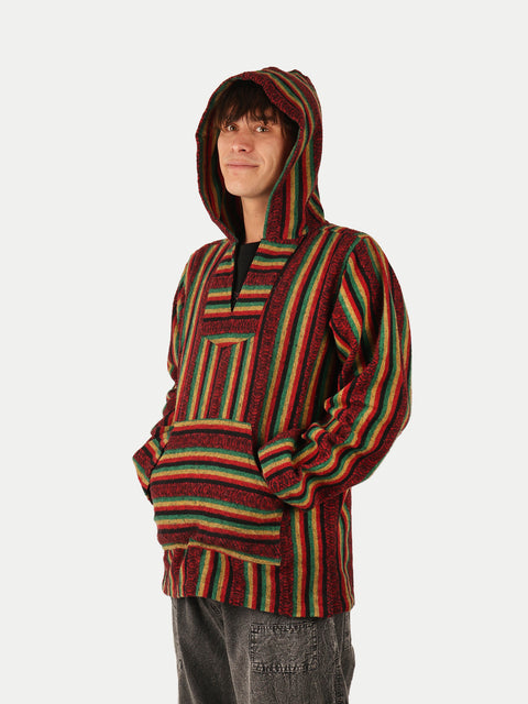 Unisex Cotton Stripey Hoody