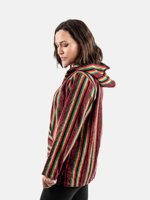 Unisex Cotton Stripey Hoody