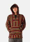 Unisex Cotton Stripey Hoody | Rasta-Image 6