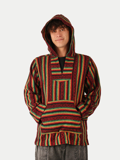 Unisex Cotton Stripey Hoody