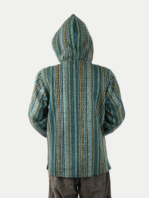 Unisex Cotton Stripey Hoody