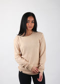 Unisex Organic Hemp Bamboo LS Tee | Oat-Image 1