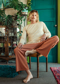 Unisex Organic Hemp Bamboo LS Tee | Oat-Image 2
