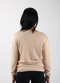 Unisex Organic Hemp Bamboo LS Tee | Oat-Image 5