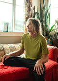 Unisex Organic Hemp Bamboo Tee | Avocado-Image 2