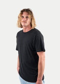 Unisex Organic Hemp Bamboo Tee | Black-Image 1