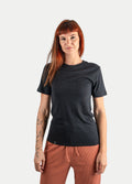 Unisex Organic Hemp Bamboo Tee | Black-Image 4