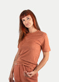 Unisex Organic Hemp Bamboo Tee | Clay-Image 4