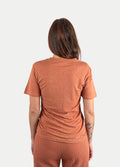 Unisex Organic Hemp Bamboo Tee | Clay-Image 6