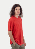 Unisex Organic Hemp Bamboo Tee | Tomato-Image 3
