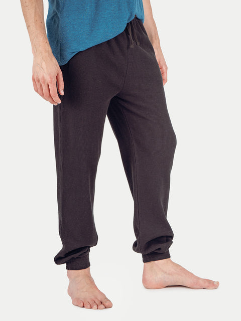 Unisex Organic Hemp Waffle Jogger
