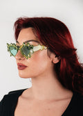 Unisex Slime Festival Sunglasses | Green-Image 2
