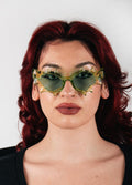 Unisex Slime Festival Sunglasses | Green-Image 4
