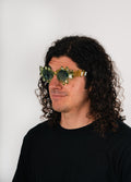 Unisex Slime Festival Sunglasses | Green-Image 5