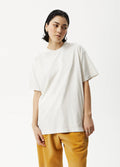Unlimited - Recycled Boxy Logo T-Shirt | Worn White-Image 2