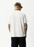 Unlimited - Recycled Boxy Logo T-Shirt | Worn White-Image 4
