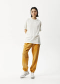 Unlimited - Recycled Boxy Logo T-Shirt | Worn White-Image 5