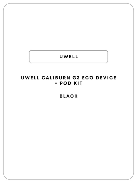 Uwell Caliburn G3 Eco Pod Kit