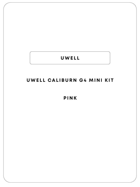 Uwell Caliburn G4 Mini Kit