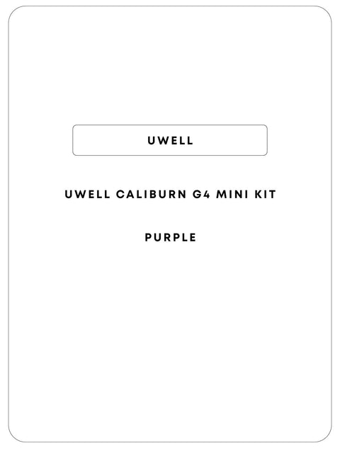 Uwell Caliburn G4 Mini Kit